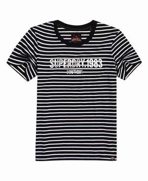 Superdry Ava Stripe Női Pólók Csíkok | WCGJV5109